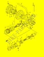 KEGELRADGETRIEBE (HINTEN)(MODEL K1/K2) für Suzuki QUADMASTER 500 1999