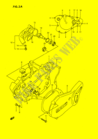 KURBELGEHEUSE ABDECKUNG  WASSER PUMPE (MODEL K/L/M/N/P/R/S) für Suzuki RM 80 1988
