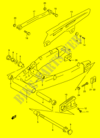 HINTERER SCHWING ARM (GSF1200SAV) für Suzuki BANDIT 1200 1996