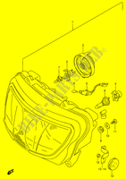 SCHEINWERFER (MODEL T/V E4,E18,E22,E25,E34,E39,P37) für Suzuki GSX-R 750 1999