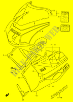VERKLEIDUNG (GSX R400RFM) für Suzuki GSX-R 400 1990