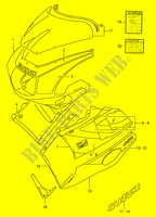 VERKLEIDUNG (MODEL M 3SL/8RY) für Suzuki GSX-R 400 1990