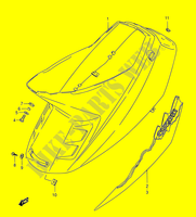 RAHMEN VERKLEIDUNG (MODEL L E04,E21) für Suzuki AE 50 1991