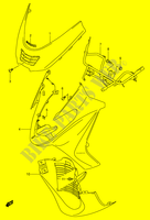 FRONT BEIN VERKLEIDUNG (MODEL K1) für Suzuki BURGMAN 400 2000