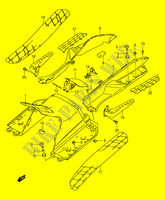 HINTERE BEINVERKLEIDUNG (MODEL K1/K2) für Suzuki BURGMAN 400 2002