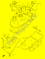 TREIBSTOFF TANK (MODEL W/X/Y) für Suzuki BURGMAN 250 1998