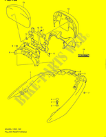BEIFAHRER HALTEGRIFF (AN400ZAL1 E02) für Suzuki BURGMAN 400 2012