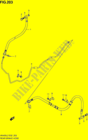 HINTERER BREMSSCHLAUCH  (AN400L2 E02) für Suzuki BURGMAN 400 2012