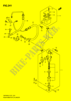 HINTERE BREMSE MASTER ZYLINDER (GSF650AL2 E21) für Suzuki BANDIT 650 2013