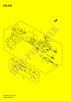 HINTERER CALIPER (GSF650SUAL2 E21) für Suzuki BANDIT 650 2014