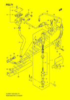 HINTERER HAUPTBREMSZYLINDER (DL650AK7/AK8/AK9/AL0) für Suzuki V-STROM 650 2007