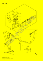 KUPPLUNGSMASCHINENZYLINDER (GSF650UL2 E21) für Suzuki BANDIT 650 2015
