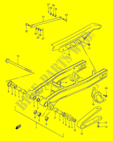 HINTERSEITE SWINGARM (MODEL K1/MODEL K2 P09) für Suzuki DR 200 2002