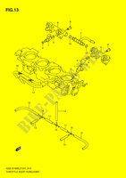 DROSSELKLAPPE SCHLAUCH/ANSCHLUSS für Suzuki GSX-R 1000 2012