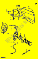 RECHTSCHALTER  (MODEL H/J/K E18,MODEL K E24,E39) für Suzuki DR 600 1988