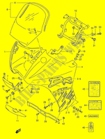 VORDERMOTORHAUBE (MODELE P) für Suzuki DR 650 1993