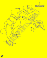 HINTERER KOTFLEGEL (MODELE K4/K5 E24) für Suzuki DR 650 2001