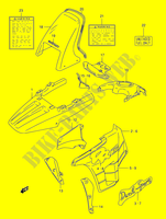 VERKLEIDUNG (MODELE M) für Suzuki DR 800 1991