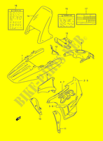 VERKLEIDUNG (MODELE T) für Suzuki DR 800 1996