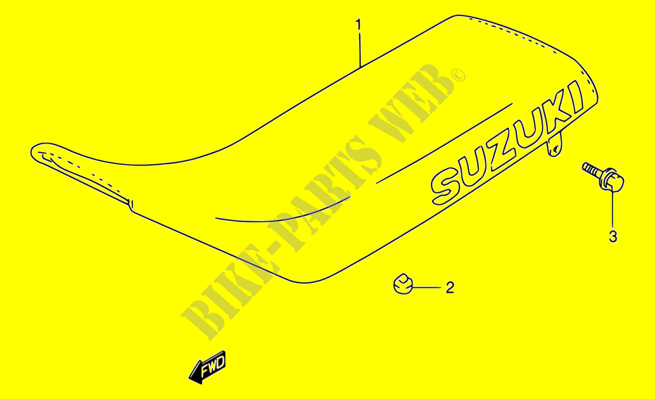 SITZ für Suzuki DS 80 1997