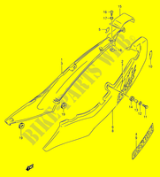 RAHMEN VERKLEIDUNG  (MODELE R/S/T) für Suzuki GS-E 500 1994