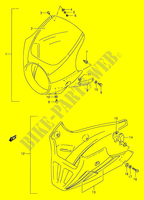 VERKLEIDUNG (MODELE M/N/P/R/S/T OPTIONNEL) für Suzuki GS-E 500 1994