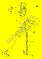 HINTERER HAUPTBREMSZYLINDER (MODELE P) für Suzuki BANDIT 400 1993