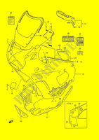 VERKLEIDUNG (MODELE R) für Suzuki GSX-F 750 1994