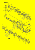 GETRIEBE (MODEL M/R E02,E04,E15,E16,E17,E18,E22,E25,E39,E53) für Suzuki SAVAGE 650 1988