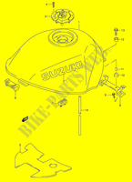 TREIBSTOFF TANK (MODELE P/R/S/T) für Suzuki RF 600 1993