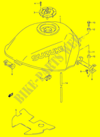 TREIBSTOFF TANK (MODELE V) für Suzuki RF 600 1997