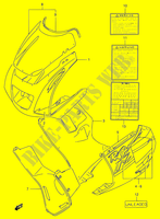 VERKLEIDUNG (MODELE R) für Suzuki RG 125 1994