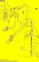 HINTERER HAUPTBREMSZYLINDER (SFV650AL2 E28) für Suzuki GLADIUS 650 2012