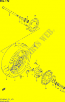 HINTERRAD (SFV650UL3 E24) für Suzuki GLADIUS 650 2014