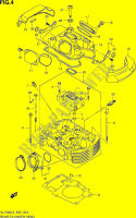 HINTERER ZYLINDERKOPF (VL1500L3 E02) für Suzuki INTRUDER 1500 2013