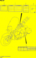 AUFSCHRIFT (VL1500BTL3 E28) für Suzuki INTRUDER 1500 2013
