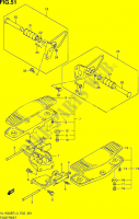 FUSSSTETZE (VL1500BTL3 E02) für Suzuki INTRUDER 1500 2012