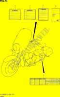 AUFSCHRIFT (VL1500BTL3 E02) für Suzuki INTRUDER 1500 2013