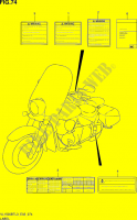 AUFSCHRIFT (VL1500BTL3 E19) für Suzuki INTRUDER 1500 2013