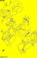 RAHMEN VERKLEIDUNG (VL800BL4 E02) für Suzuki INTRUDER 800 2014