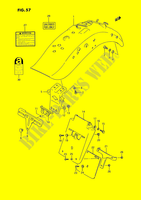 HINTERER KOTFLEGEL (MODELE H/J/K/L/M/N/P/R) für Suzuki INTRUDER 1400 1991