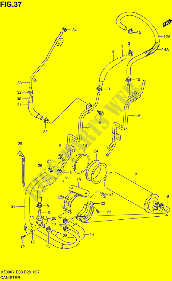KRAFTSTOFFPUMPE (E33) für Suzuki MARAUDER 800 1999