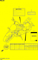 AUFSCHRIFT (VZR1800BZUFL4 E19) für Suzuki INTRUDER 1800 2014